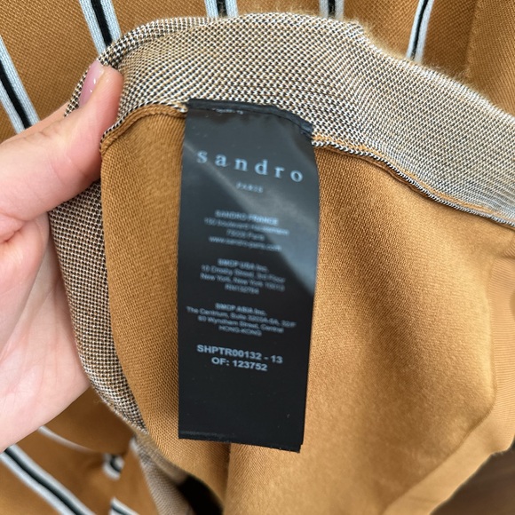 🔥 Sandro Paris Striped Knit Tee - Picture 9 of 11